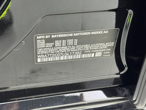 Used 2020 BMW 740i w/ Premium Package image 49