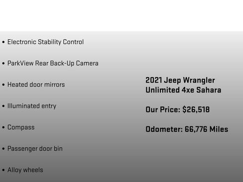 Used 2021 Jeep Wrangler Unlimited Sahara w/ Cold Weather Group image 18