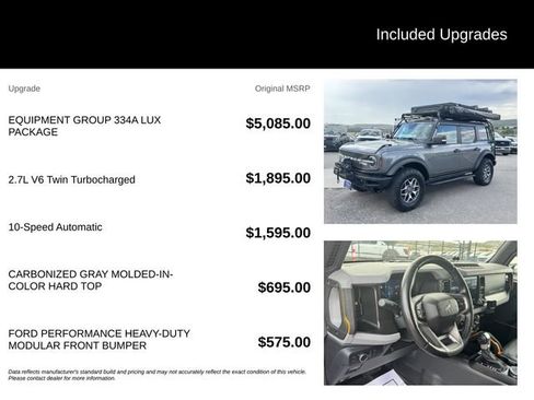 Used 2022 Ford Bronco Badlands AWD/4WD image 5