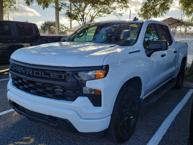 Certified 2025 Chevrolet Silverado 1500 Custom w/ Turbomax Blackout Package AWD/4WD image 3