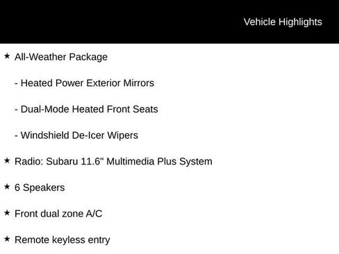 Used 2025 Subaru Crosstrek 2.0i Premium image 16