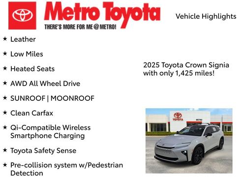 Used 2025 Toyota Crown Signia w/ Advanced Technology Package image 7