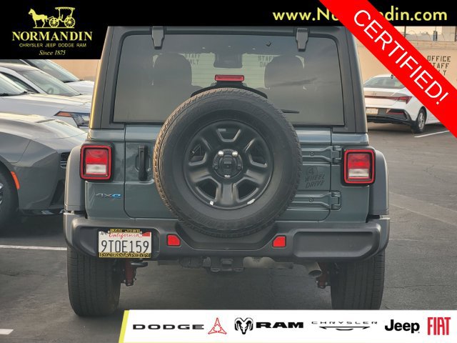 Certified 2025 Jeep Wrangler Unlimited Sport S 4xe AWD/4WD image 4