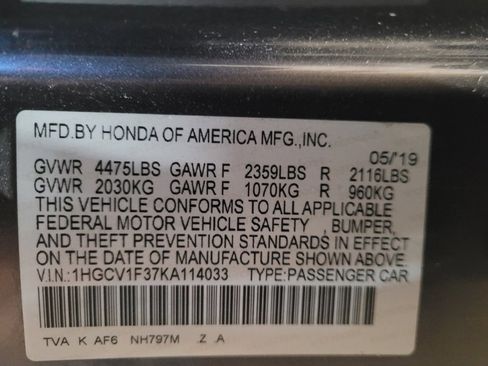 Used 2019 Honda Accord Sport image 33
