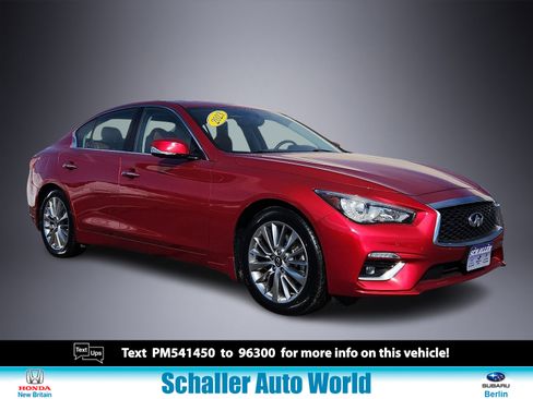 Used 2023 INFINITI Q50 Luxe w/ Cargo Package image 1