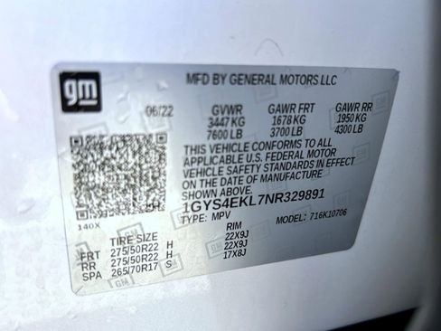 Used 2022 Cadillac Escalade Sport w/ LPO, ONYX Package image 27