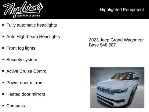Used 2023 Jeep Grand Wagoneer 4WD image 7