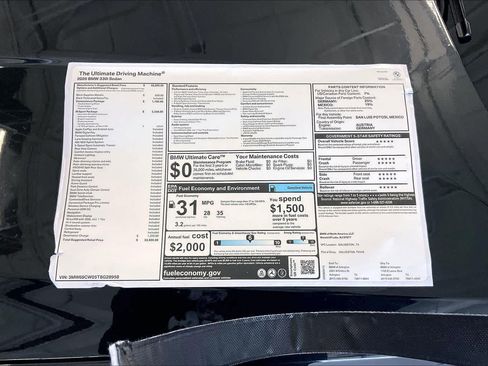 New 2026 BMW 330i Sedan w/ M Sport Package image 19