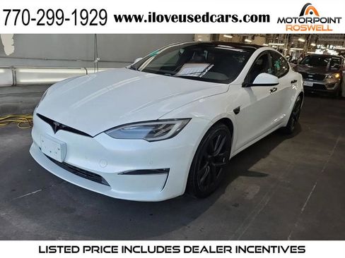 Used 2021 Tesla Model S Long Range AWD/4WD image 1