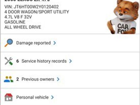 Used 2000 Lexus LX 470 4WD image 20