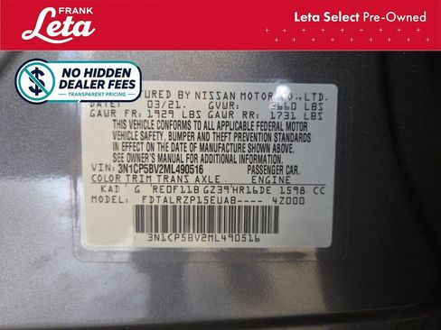 Used 2021 Nissan Kicks S FWD image 27