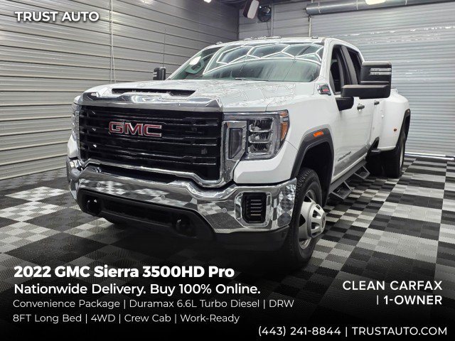 Used 2022 GMC Sierra 3500 Pro w/ Convenience Package AWD/4WD image 1