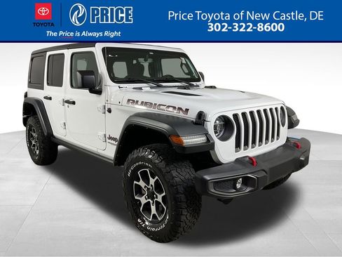 Used 2022 Jeep Wrangler Unlimited Rubicon w/ LED Lighting Group image 1