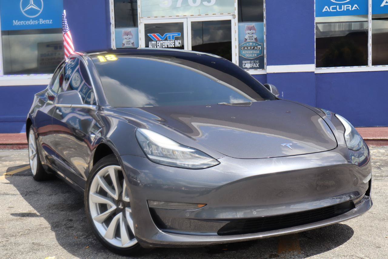 Used 2018 Tesla Model 3 Long Range AWD/4WD image 3