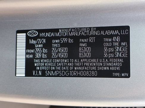 Used 2024 Hyundai Santa Fe Calligraphy AWD/4WD image 56
