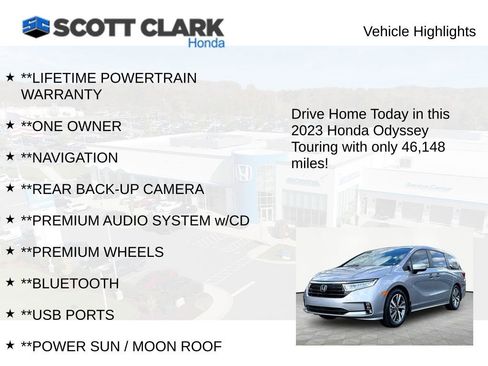 Used 2023 Honda Odyssey Touring image 11