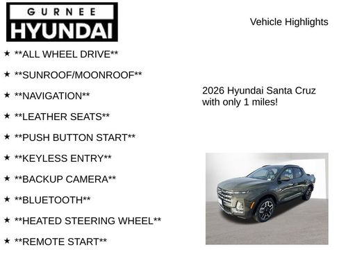 New 2026 Hyundai Santa Cruz Limited AWD/4WD image 7
