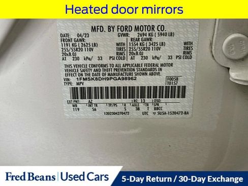 Certified 2023 Ford Explorer XLT w/ Equipment Group 202A AWD/4WD image 40