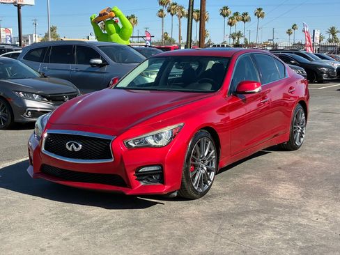 Used 2017 INFINITI Q50 Red Sport 400 RWD image 1