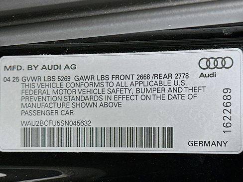 Used 2025 Audi A5 2.0T Premium Plus w/ Premium Plus AWD/4WD image 24