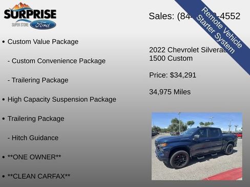 Used 2022 Chevrolet Silverado 1500 Custom AWD/4WD image 23
