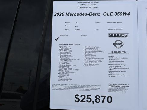 Used 2020 Mercedes-Benz GLE 350 4MATIC image 48