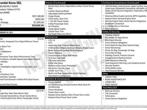 Certified 2024 Hyundai Kona SEL AWD/4WD image 25