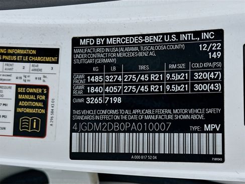 Used 2023 Mercedes-Benz EQS 450+ SUV image 34