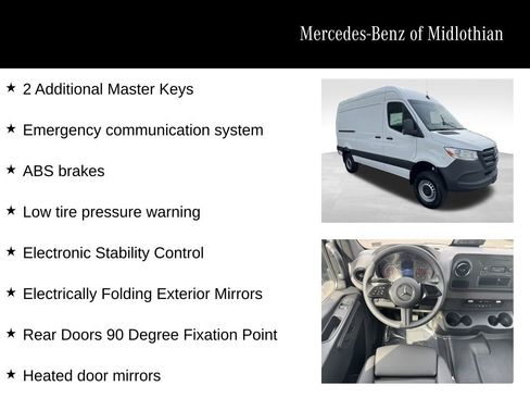 New 2025 Mercedes-Benz Sprinter 2500 image 12