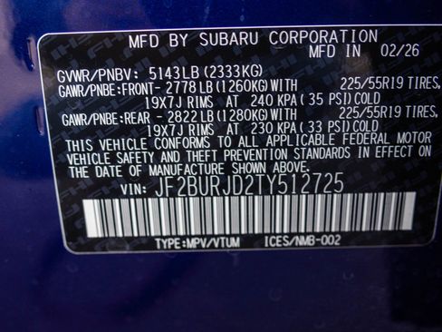 New 2026 Subaru Outback Touring XT AWD/4WD image 50