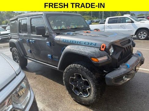 Used 2022 Jeep Wrangler Unlimited Rubicon 4xe w/ Cold Weather Group AWD/4WD image 1