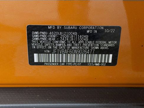 Used 2022 Subaru WRX Premium image 31