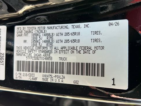 New 2026 Toyota Tundra TRD Pro AWD/4WD image 27