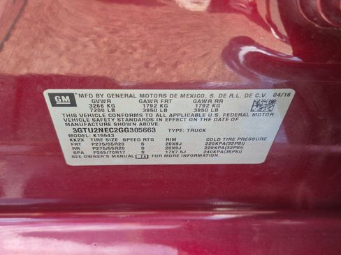 Used 2016 GMC Sierra 1500 SLT AWD/4WD image 33