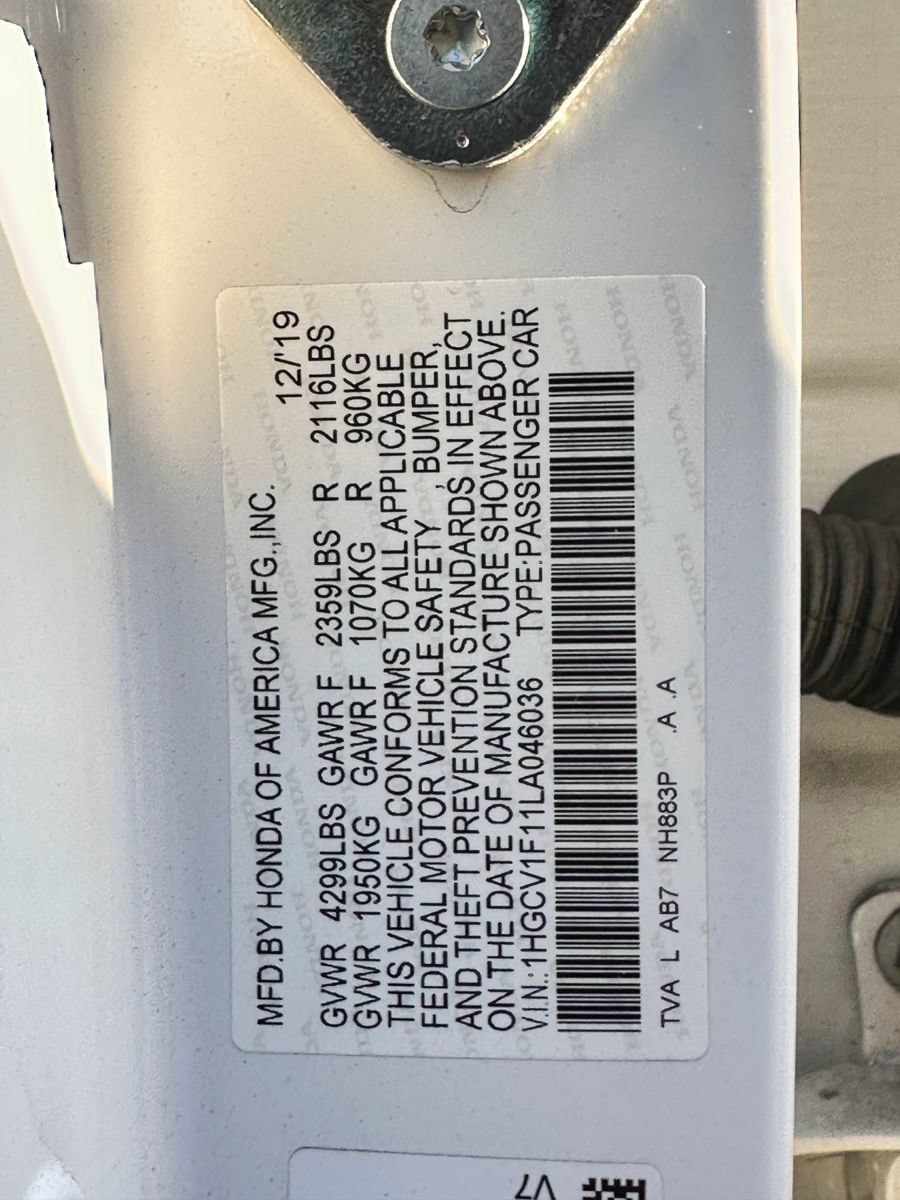 Used 2020 Honda Accord LX image 12