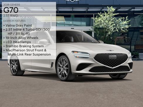New 2026 Genesis G70 2.5T RWD image 3
