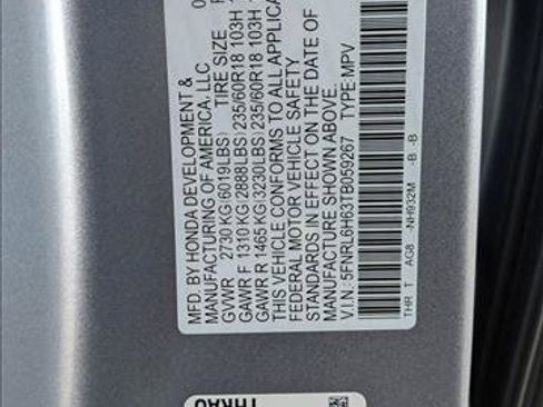 New 2026 Honda Odyssey EX-L image 16