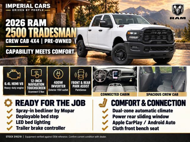 Used 2026 RAM 2500 Tradesman AWD/4WD image 3