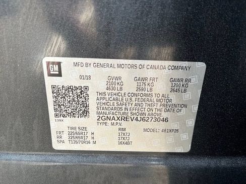Used 2018 Chevrolet Equinox LS AWD/4WD image 7