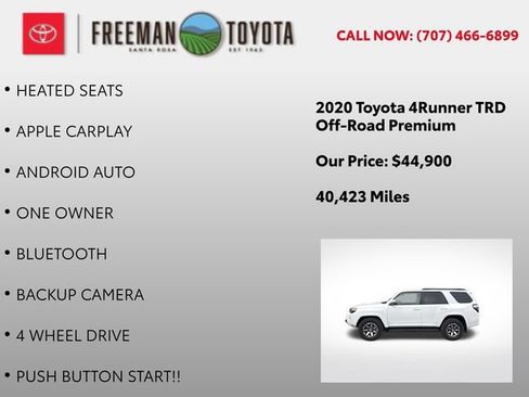 Used 2020 Toyota 4Runner TRD Off-Road Premium AWD/4WD image 9