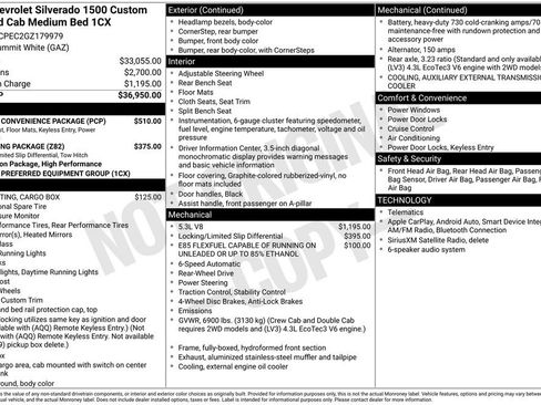 Used 2016 Chevrolet Silverado 1500 Custom w/ Custom Convenience Package RWD image 6