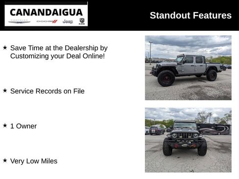 Used 2020 Jeep Gladiator Rubicon w/ Dual Top Group AWD/4WD image 8