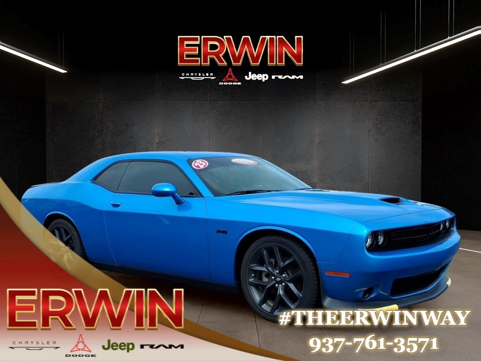 Certified 2023 Dodge Challenger R/T w/ Blacktop Package RWD image 1