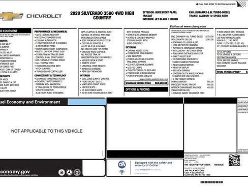 Used 2020 Chevrolet Silverado 3500 High Country image 59