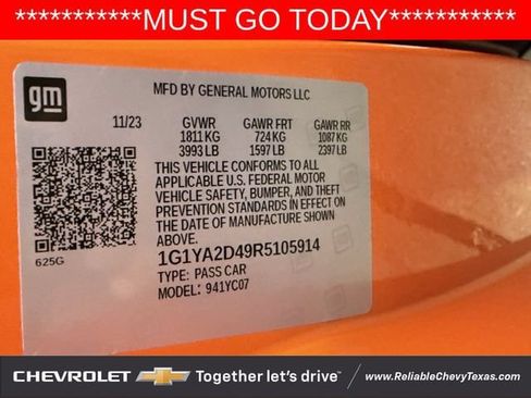 Used 2024 Chevrolet Corvette Stingray Coupe RWD image 35