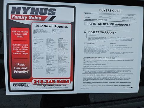 Used 2012 Nissan Rogue SL image 47