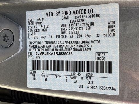 Used 2024 Lincoln Nautilus Reserve w/ Equipment Group 202A AWD/4WD image 29