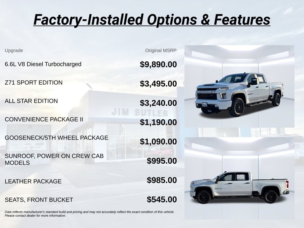 Used 2022 Chevrolet Silverado 2500 LT w/ Z71 Sport Edition AWD/4WD image 3