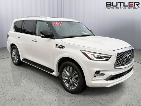 Used 2021 INFINITI QX80 Luxe w/ All-Season Package AWD/4WD image 8