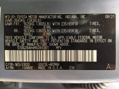 Used 2021 Toyota Highlander XLE image 33